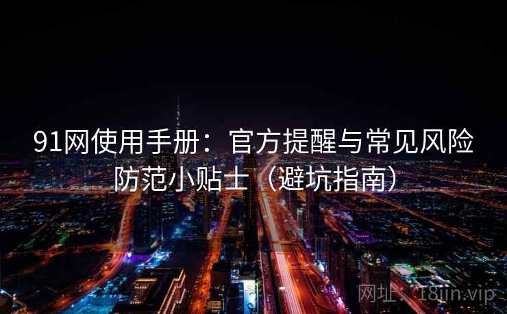 91网使用手册：官方提醒与常见风险防范小贴士（避坑指南）