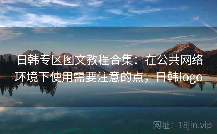 日韩专区图文教程合集：在公共网络环境下使用需要注意的点，日韩logo