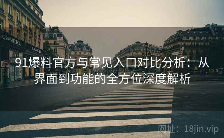 91爆料官方与常见入口对比分析：从界面到功能的全方位深度解析